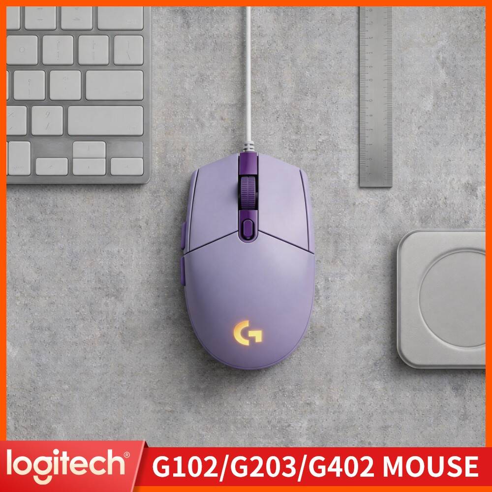 Logitech Mouse G203 - Logitech G203 LIGHTSYNC Przewodowa Mysz Gamingowa