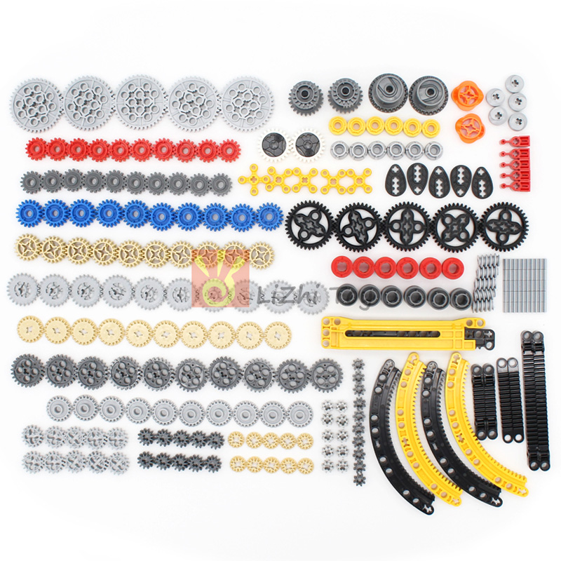 Tech Gear Accessories - 213 sztuk high-tech MOC mechaniczne cegły