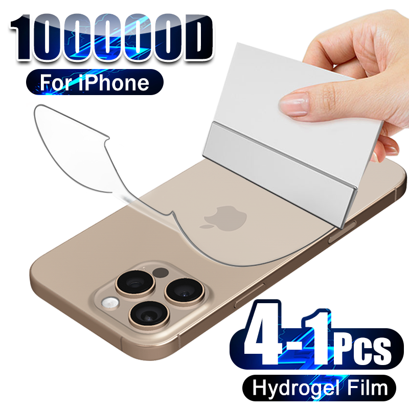 Tech Accessories Apple - 4-1 szt. tylna folia hydrożelowa do