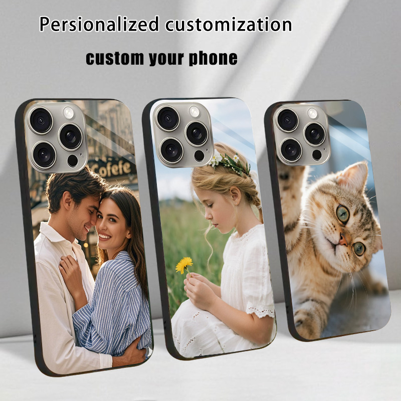 Tech Accessories Apple - Niestandardowe etui ze szkła hartowanego do