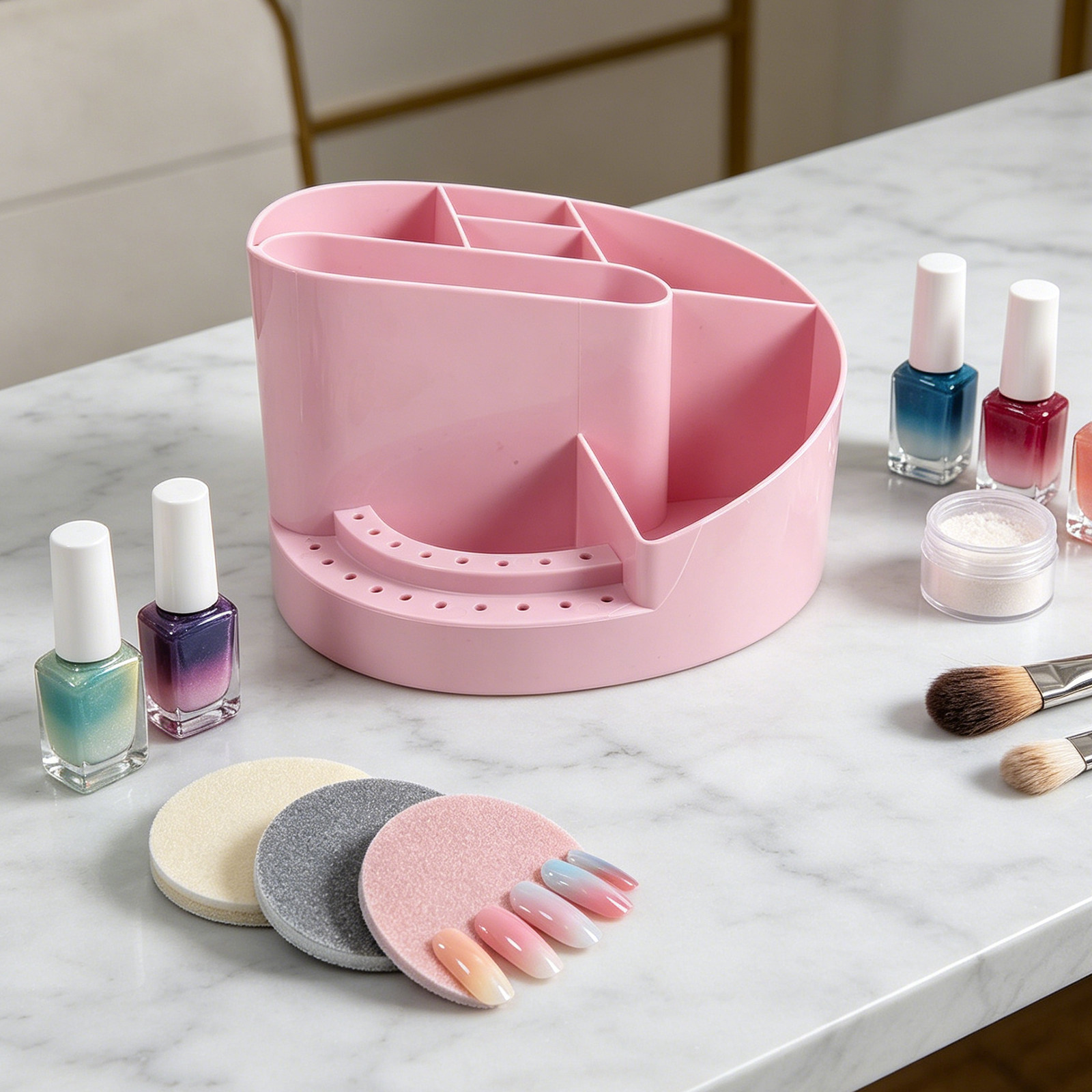 Tech Accessories Desk - Organizer na narzędzia do paznokci, 7