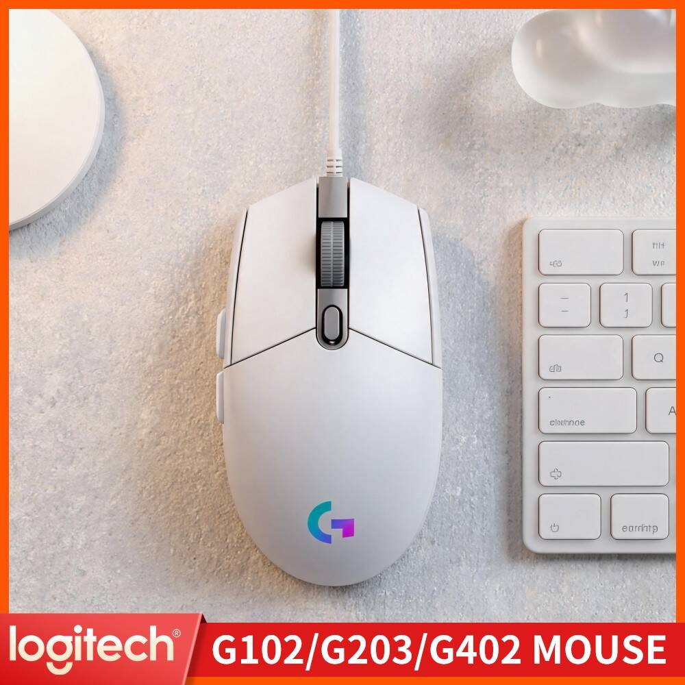 Logitech Mouse G203 - Logitech G203 LIGHTSYNC Przewodowa Mysz Gamingowa