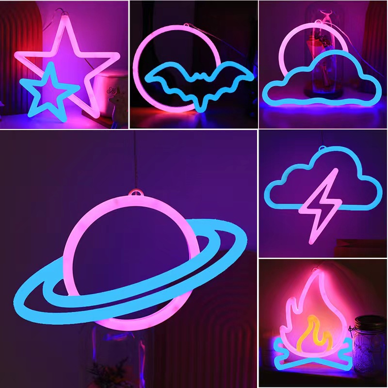 Tech Room Accessories - Gamepad Fire Moon Star LED Bright