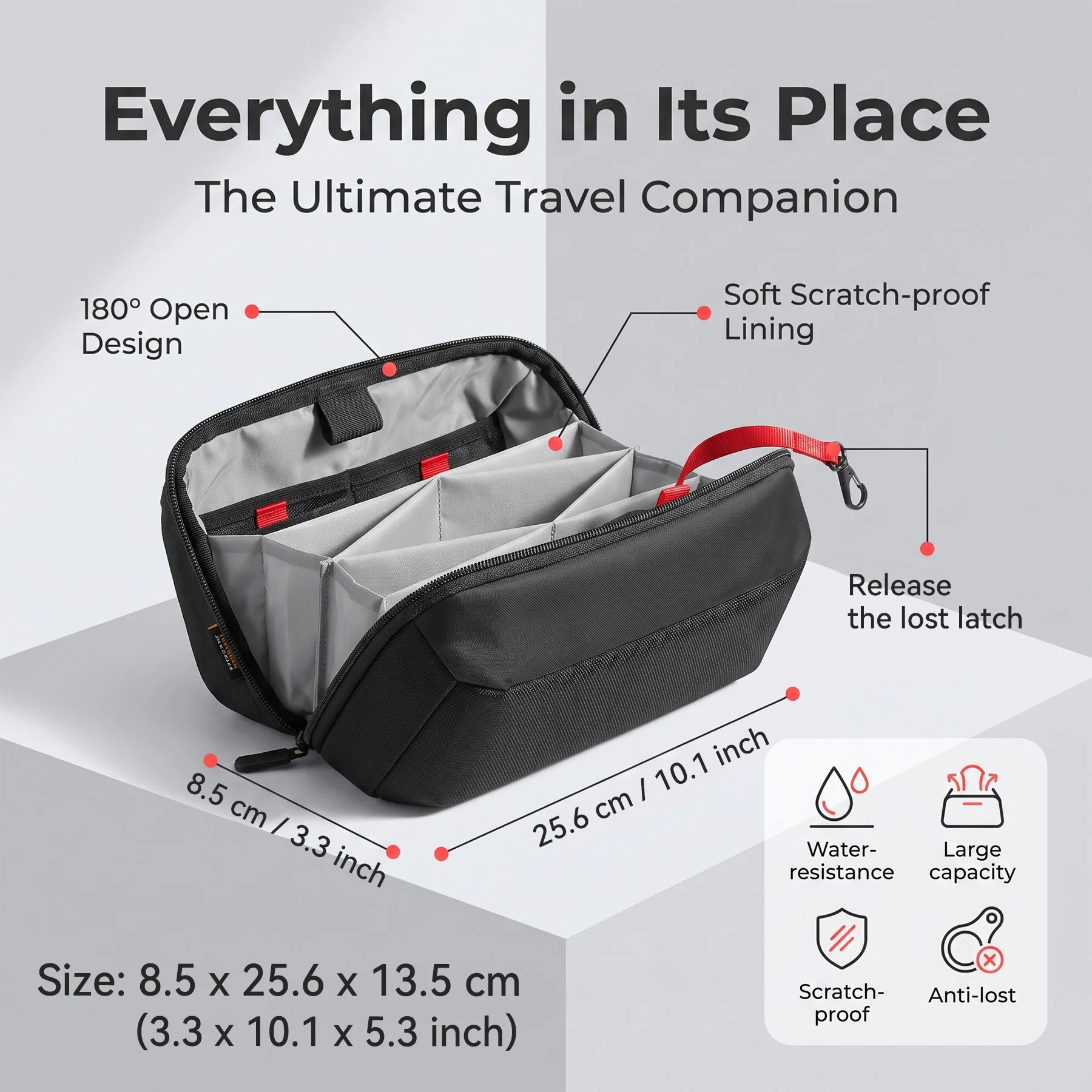 Organizer na akcesoria podróżn – Tech Accessories Travel Organizer Pouch recenzja i cena