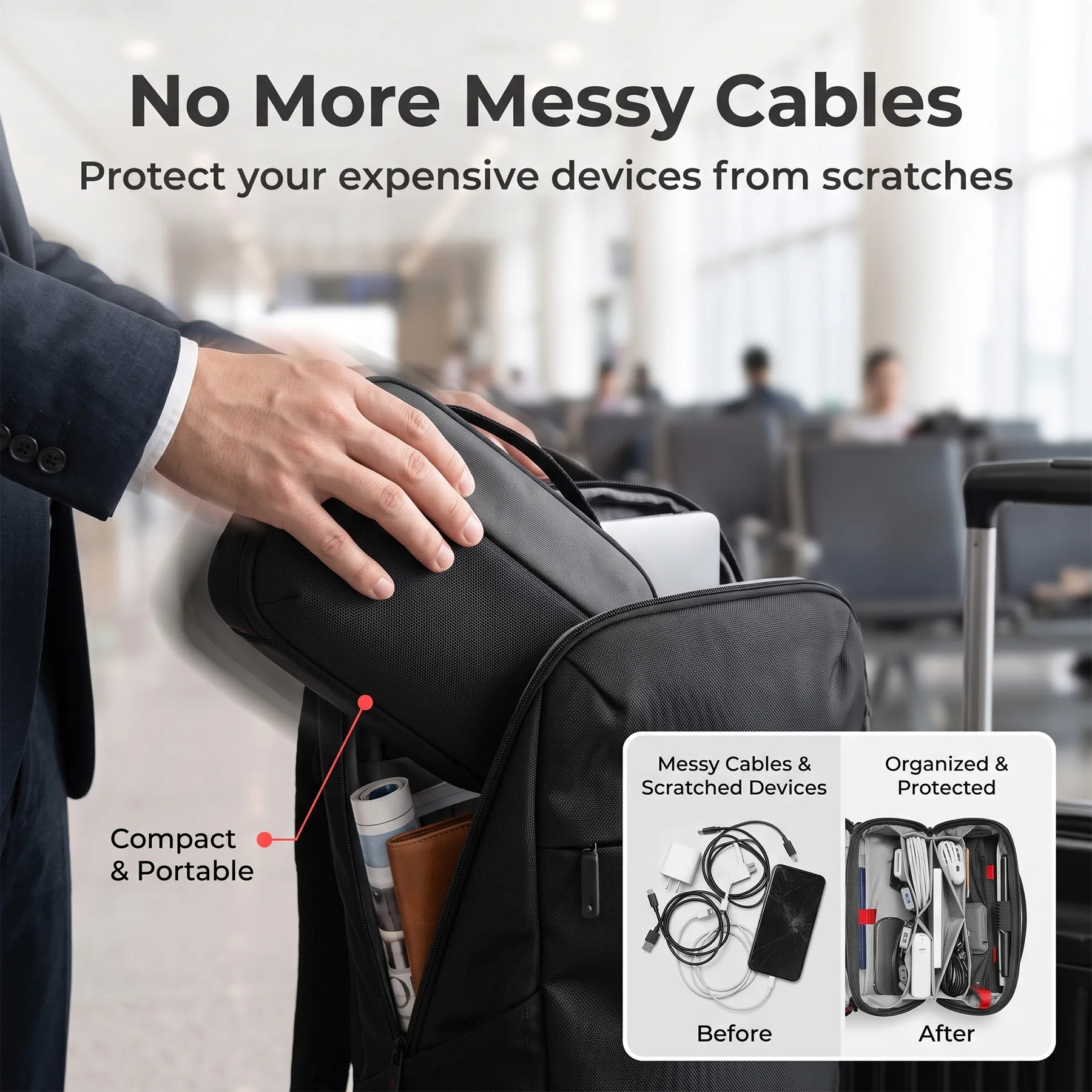 Organizer na akcesoria podróżn – Tech Accessories Travel Organizer Pouch recenzja i cena
