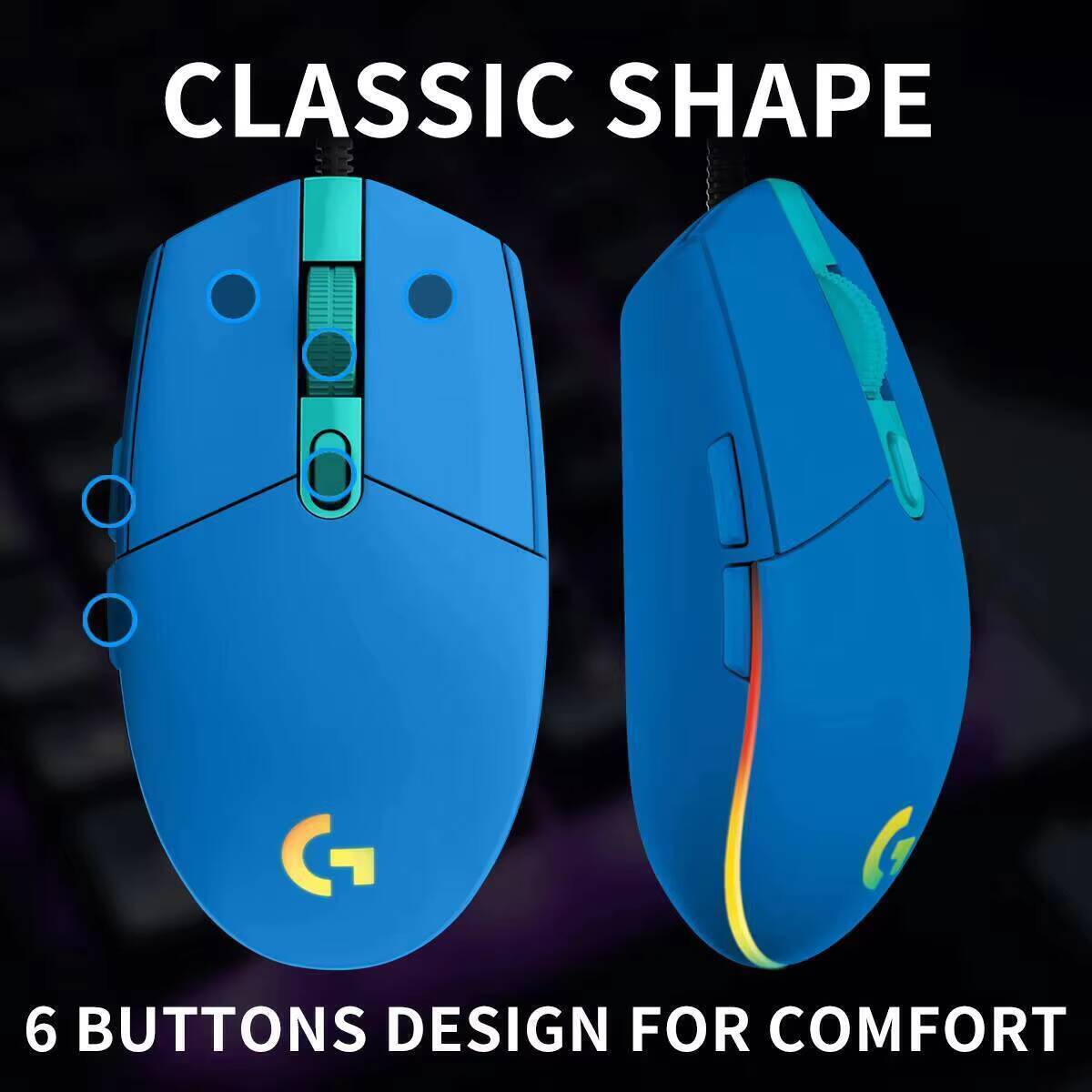 Mysz gamingowa Logitech G203,  – Logitech Mouse G203 recenzja i cena