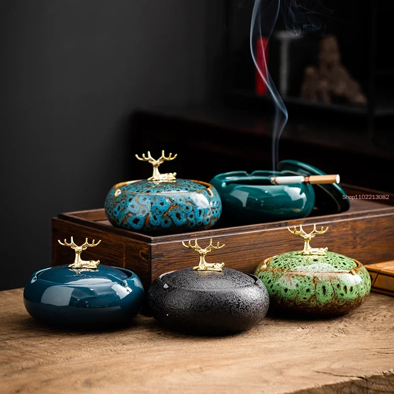 Okrągła ceramiczna popielniczk – Tech Room Accessories recenzja i cena