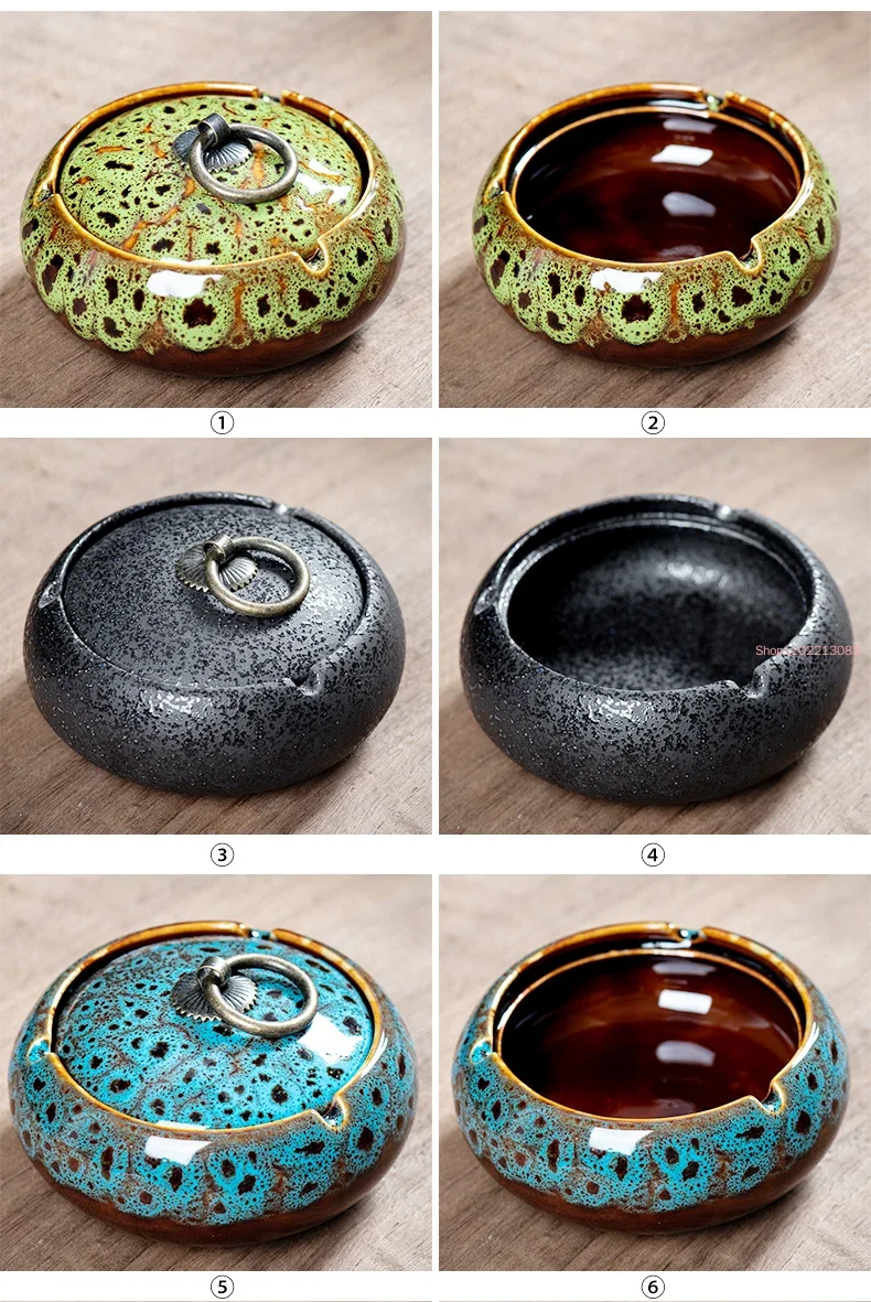 Okrągła ceramiczna popielniczk – Tech Room Accessories recenzja i cena