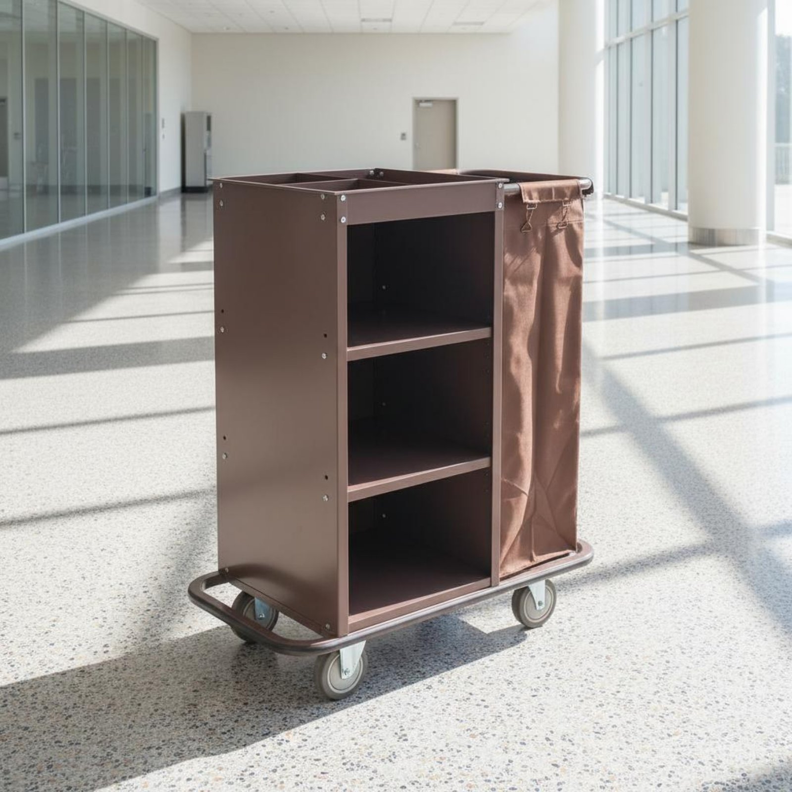 Wózek na pościel hotelową, wie – Tech Room Accessories recenzja i cena